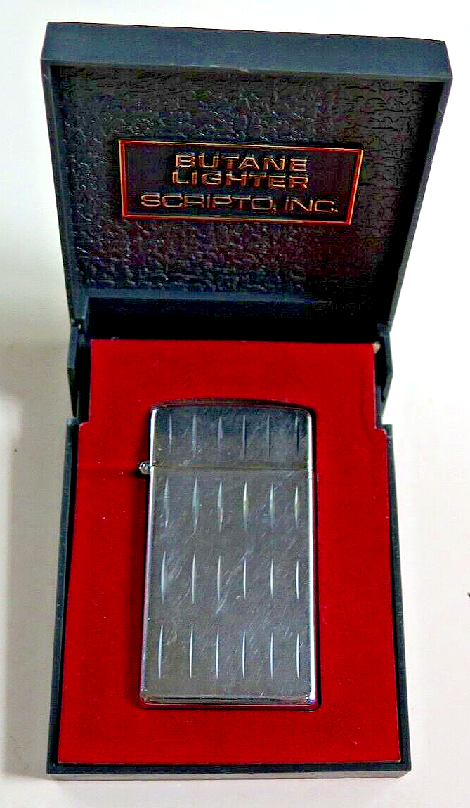 Vintage 1960s SCRIPTO, INC BUTANE LIGHTER in Case - $18.04