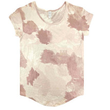 Alternative Womens Short Sleeves Tee Size Medium Color Blush - £19.78 GBP