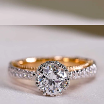 Unique Design Elegant Female Engagement Ring Luxury Classic Women Wedding Ring - £95.12 GBP