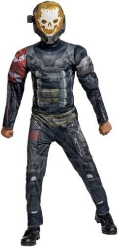 Primary image for NEW Halo Spartan Emile Halloween Costume Boys Small 4-6 Jumpsuit Mask