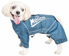 Dog Helios ® &#39;Hurricanine&#39; Waterproof and Reflective Full Body Dog Coat ... - £41.68 GBP+
