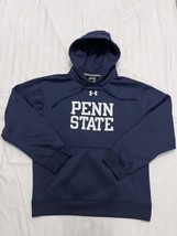 Under Armour Penn State Stitched Hoodie Hooded  Sweatshirt Size Medium Blue NCAA - £13.22 GBP