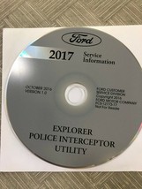 2017 Ford Explorer &amp; Police Service Shop Repair Information Manual On Cd New - £247.98 GBP