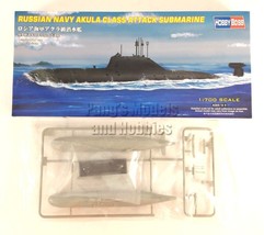 Akula Class Attack Submarine - Russian Navy - 1/700 Scale Model Kit - Ho... - £15.57 GBP