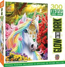 Masterpieces 300 Piece EZ Grip Glow in The Dark Jigsaw Puzzle - Singing Seahorse - £11.39 GBP+