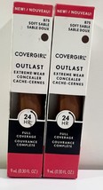 2-Packs -Covergirl  875 Soft Sable Outlast  24 Hr Concealer  Full Coverage - $260.55 MXN