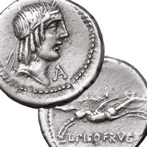 APOLLO, Horse &amp; Rider. Ex CNG 1994. L. Calpurnius Piso Frugi. Calpurnia 11 coin - £302.99 GBP