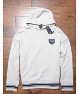 Armani Exchange A/X $170 Men&#39;s Sustainability Logo Patch Cream Cotton Ho... - $90.25 CAD