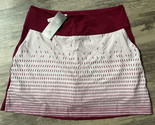 ADIDAS GOLF Women&#39;s GRADIENT PRINT Skirt SKORT Legacy Burgundy Size Smal... - $32.77