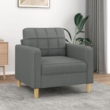 Sofa Chair Dark Gray 23.6&quot; Fabric - $5,187.44 MXN