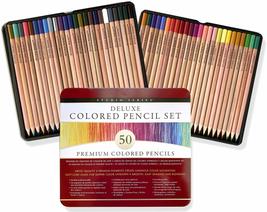 Studio Series Deluxe Colored Pencil Set (Set of 50) [Accessory] Peter Pauper Pre - £16.33 GBP