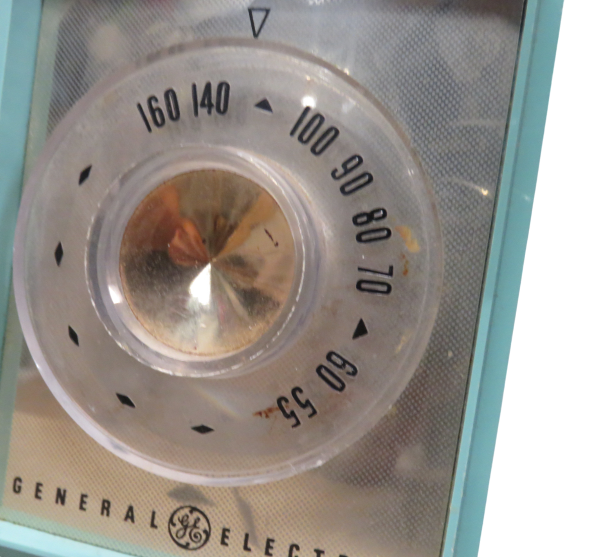 Turquoise 1959 General Electric Model T129 AM Vintage Radio Mid Century Item image 2