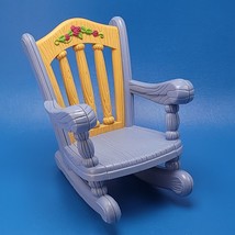 Fisher Price Briarberry Bears Rocking Chair Blue Furniture 75012 Discontinued - £15.28 GBP