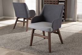 Sunna Two-Tone Gray Fabric Armchair (Set of 2) - $6,757.56 MXN