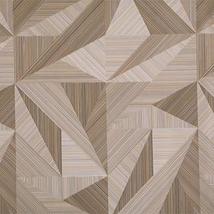 Dundee Deco AZ-W0448 Abstract Wood All Shades of Beige Triangular Shapes Peel an - $27.71