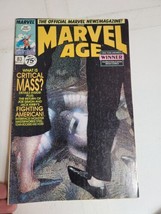 Comic Book Marvel Comics Marvel Age #83 Critical Mass Fighting American ... - £7.38 GBP