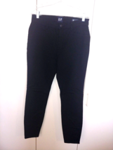 GAP LADIES DK NAVY STRETCH SKINNY PANTS-6-GENTLY WORN-COTTON/SPANDEX-COMFY - $11.29