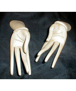 Hand jewelry display rack Sets Bali handmade business card holder wood p... - $43.20 CAD
