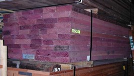 2 Boards Exotic Purpleheart Lumber Wood 26&quot; X 6&quot; X 1&quot; - £46.68 GBP