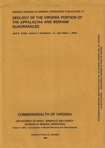 Geologic Map: Virginia Portion of Appalachia and Benham Quadrangles - £9.88 GBP