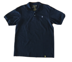 PLEEPLEUS SS Black Polo Shirt Gray Monkey Logo on Chest SIze Large Golf ... - $20.34