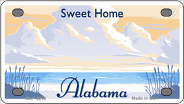 Alabama Sweet Home Blank Novelty Mini Metal License Plate Tag - £11.69 GBP