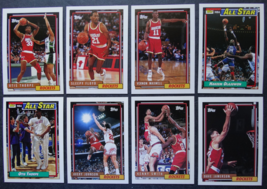 1992-93 Topps Series 1 Houston Rockets Team Set Of 8 Basketball Cards - £1.96 GBP