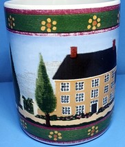 1995 &quot;Spring&quot; Block Gear Country Village Seasonal Mug 4 Inches High See ... - $167.57 MXN