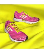 Adidas Adizero Feather Running Shoe Women Size 8.5 Rush Pink Marathon Gym  - $666.38 MXN