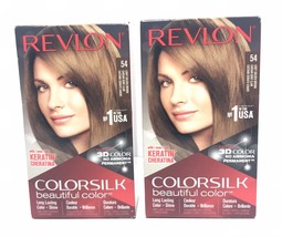 Revlon ColorSilk Hair Color 54 Light Golden Brown 1 Each (Pack of 2) - £9.28 GBP
