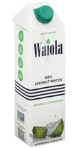 Waiola Coconut Water 33.8 Oz. (Pack of 4) - £77.89 GBP