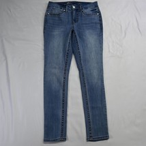 Seven7 6 Tummyless High Rise Skinny Light Wash Stretch Denim Womens Jeans - £11.74 GBP