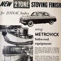 1954 Briggs Zodiac Body Finish Import Advertisement Autocar Automobilia ... - $35.00 CAD