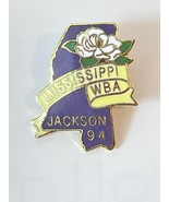 Mississippi WBA 94 Jackson Lapel Pin  Women&#39;s Bowling Association - £7.21 GBP