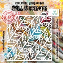 AALL And Create Stencil 6&quot;X6&quot;-Diagonal Vines - £19.72 GBP