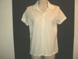 Bobby Jones Polo Shirt Women&#39;s Size Small Off-White Short Sleeves - £15.43 GBP