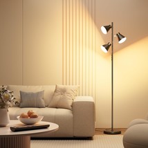 36W Led Tree Floor Lamp, Dimmable Tall Standing Lamp With Remote &amp; Touch - $77.92