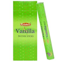 Tridev Incense Sticks Vanilla Fragrance Masala Agarbatti Meditation 120 Sticks - £14.54 GBP