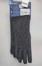 Isotoner Women's Space Dye Spandex Gloves Black S/M image 3