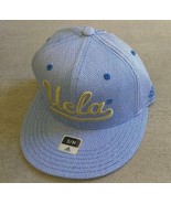  Adidas NCAA UCLA Bruins Football Hat Cap Flat Brim Sz S/M - £19.23 GBP