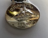Brahmin gold Replacement medal only  Fob Hangtag Brass Ship Oval - $30.68