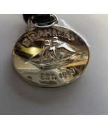 Brahmin gold Replacement medal only  Fob Hangtag Brass Ship Oval - £24.12 GBP