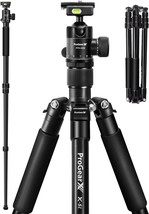 Camera Tripod - Tripod Stand With 360° Ball Head Monopod, Dslr Tripod St... - £58.26 GBP