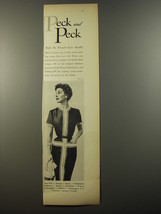 1954 Peck and Peck Suit Ad - Photo by Tom Palumbo - Take the French-Line  - £14.60 GBP