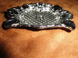 Fancy Nickel Chrome Brass Ashtray image 11