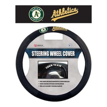 MLB Oakland Athletics Mesh Steering Wheel Cover by Fremont Die - £15.72 GBP