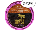 Moose Munch Coffee, Maple Walnut, 35 Single Serve Cups by Harry &amp; David - £19.28 GBP