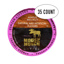 Moose Munch Coffee, Maple Walnut, 35 Single Serve Cups by Harry &amp; David - £18.83 GBP