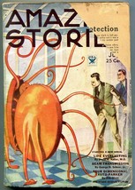 Amazing Stories Pulp July 1934- Wild Alien cover- Life Everlasting - £45.22 GBP