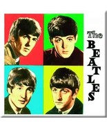 BEATLES coloured boxes FRIDGE MAGNET official merchandise SEALED - £4.63 GBP